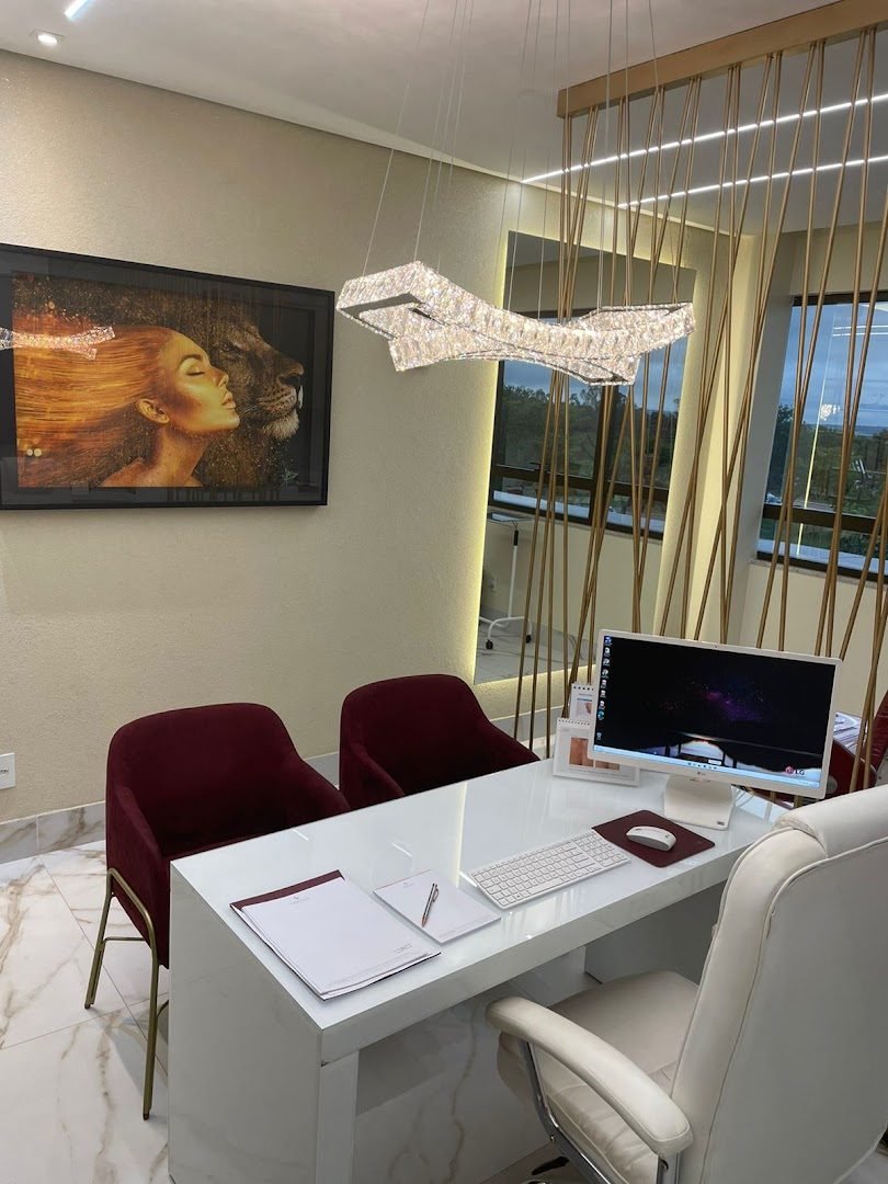 Sala de consulta da clínica no Sudoeste